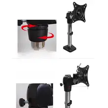 液晶モニター用デスクトップスタンド【回転昇降機能・マルチアングル・オフィス用】