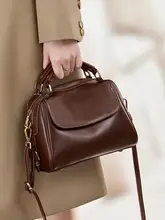 本革ボストンバッグ【おしゃれな手持ち・斜め掛け対応・ママバッグ】