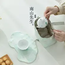 青玉製 携帯型 outdoorティーセット【茶器・急須・カップ付き・トラベル用】（セットアップ対応）