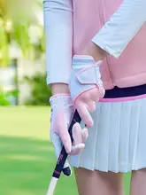 レディース ゴルフ手袋【秋冬用・保温・滑り止め・耐磨耗・1双セット】