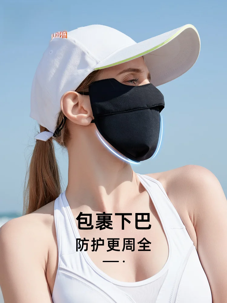 UV100 UVカットマスク：夏用アウトドアで99.6％のUV遮蔽を実現