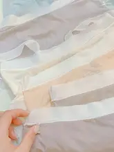 夏用 中腰 半透明の薄手ノンアイスシルクインナー【通気性・ブラジルカット】
