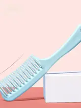 プラスチック製ダブルトゥースヘアブラシ【カール＆ストレート対応・スムーズな髪通り】