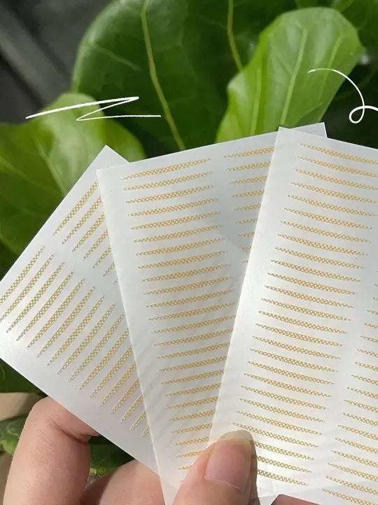 肌色 特細極細狭型 二重まぶたテープ【インビジブルマット・片面グレアなし・自然な素肌感】