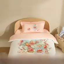幼稚園用ベビーキルト【純綿・ナチュラルカラー・学生寮用】（セットアップ対応）