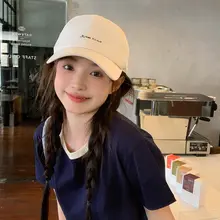 ユニークロゴデザインのキャップ【夏用・ソフトトップ・UVカット・女子用】