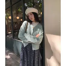 秋用の女性向けカーディガン【柔らかな質感・小柄サイズ・ウール混】