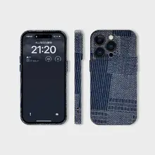 おしゃれなデニムチェック柄iPhone用ケース【個性派・ストリートスタイル】