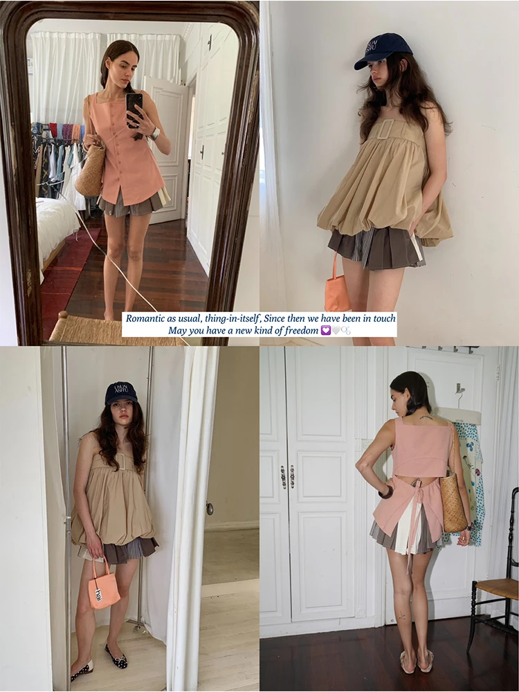 ストライプ・プリーツスカートパンツ：通勤シーンでの着こなしと素材特性