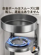 キッチン用回転調味料ラック【多機能・角型・収納力抜群】