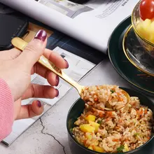 深めのステンレス食事スプーン【家庭用・学生向け・耐久性】