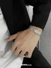 高級感あるチタン製ブレスレット【シンプルなデザイン・男女兼用】