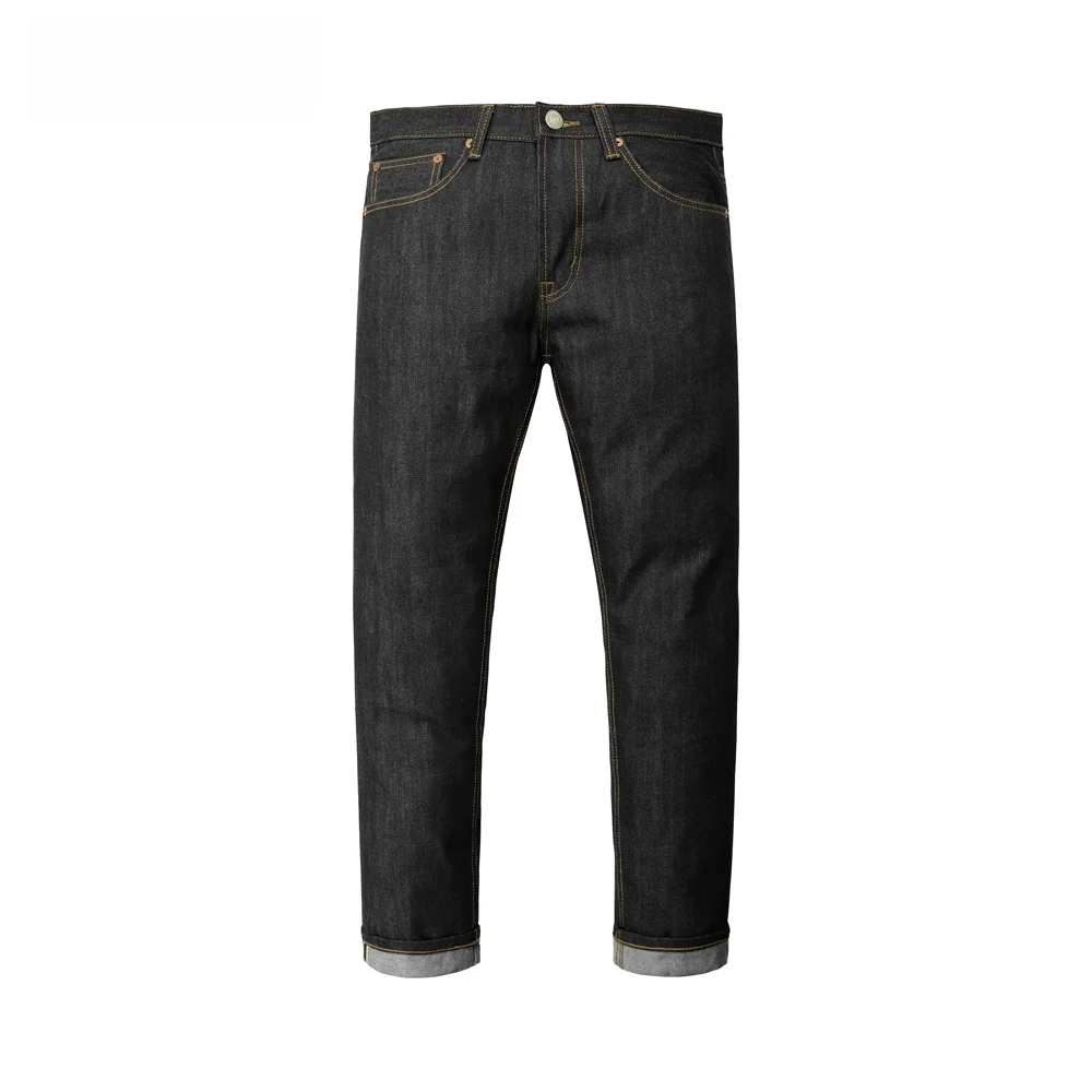 ヴィンテージスタイルのストレートルーズデニムパンツ：赤耳牛仔布で実現する青春流行の着こなし