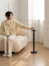中古無垢材の小さなサイドテーブル【ソファ用・ミニ収納・リビング用】