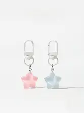 キーホルダー 五芒星 チャーム シンプル スター バッグチャーム アクセサリー 「JOJO'S」