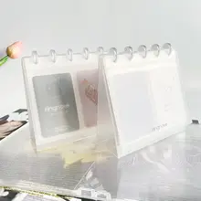コンパクトな透明カードホルダー【デスク用・二段収納・簡約デザイン】