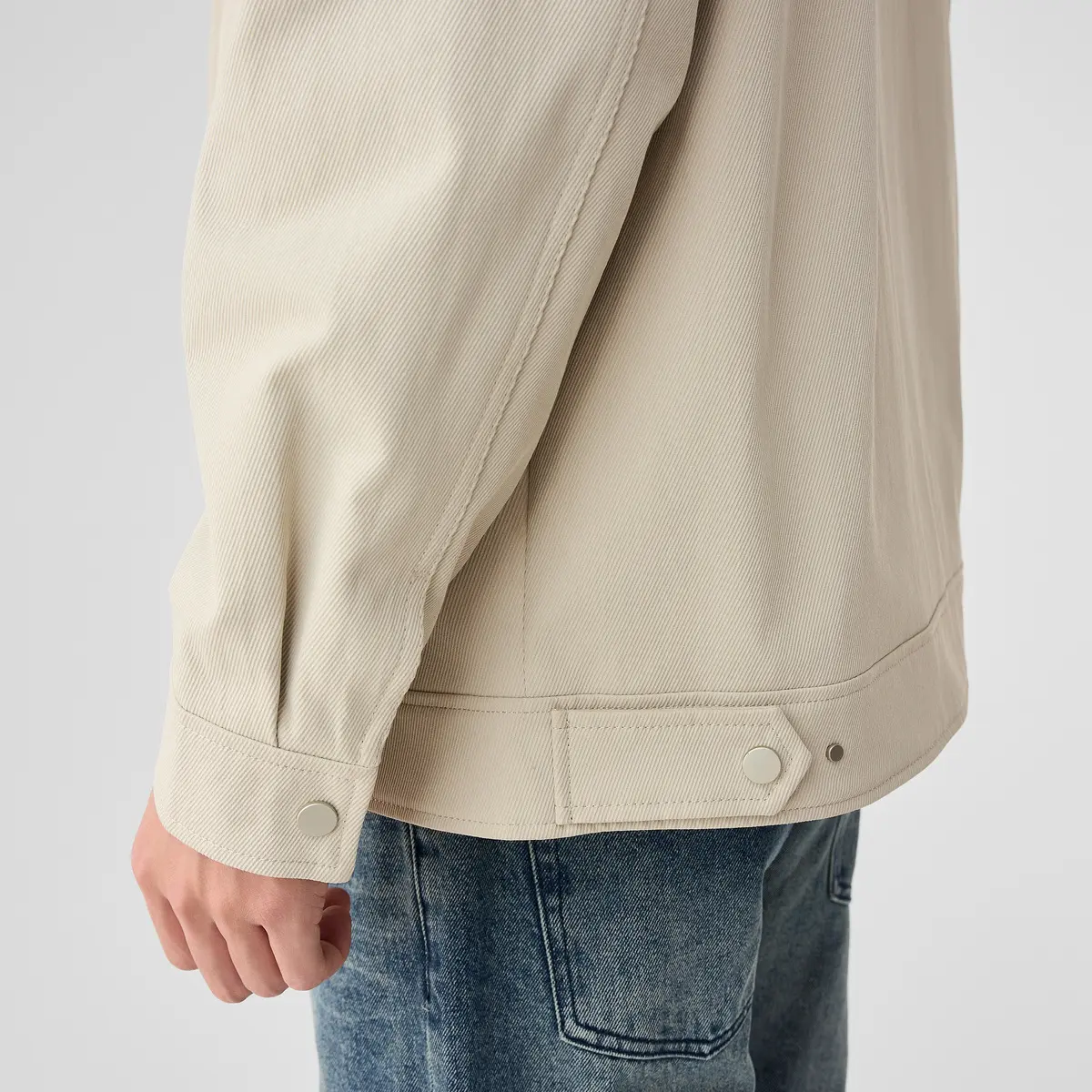 トリコロールカラーの翻領ジャケット【クラシックデザイン・メンズ用・秋冬対応】