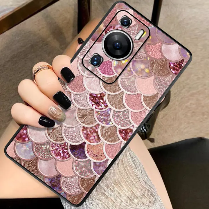 Huawei P60 Pro用 彩色金箔デザインケース【薄型・全面保護・防衝撃】