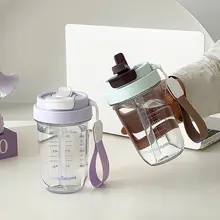 高温対応のトライタン製女性用タンブラー【ストロー付き・おしゃれなデザイン】