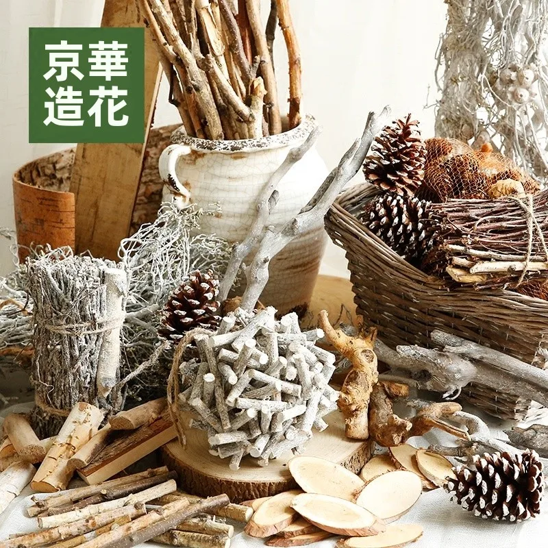 白樺の自然乾燥木片：針葉樹 木材 の性質と用途を実証するディスプレイ材