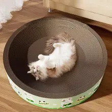 猫爪研ぎとベッドが一体化した大型キャットタワー【耐久性・汚れにくい・多用途対応】（ セットアップ対応）