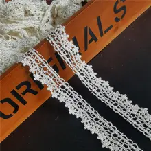 水溶性レース花柄リボン【幅広・服飾用・DIY・刺繍】