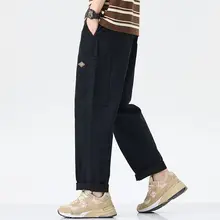 コットン製 メンズワークパンツ【春秋用・フィット・ストレートレッグ】