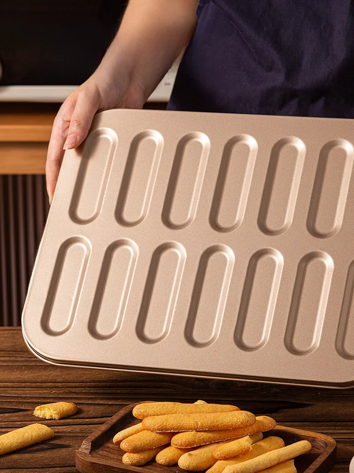 ティラミス用フィンガービスケット型【電撃シュークリーム焼き型・家庭用・ベーキングツール】