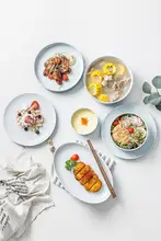北欧風デザインのボウル＆プレートセット【食洗機対応・創造的な形・和風スタイル】（セットアップ対応）
