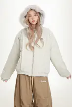 フード付きファー付き冬用パーカ【アメリカンスタイル・保温性・カジュアル】