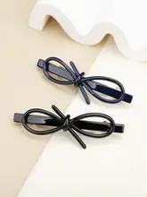 バタフライリボン型ヘアアクセサリー【高級デザイン・スプリングクリップ】