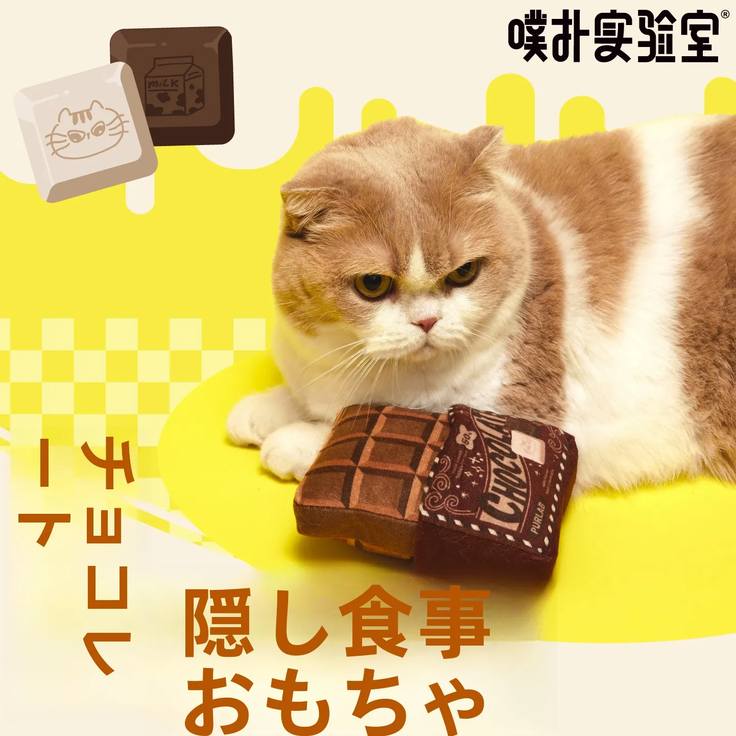 猫がおやつを隠すことに夢中になる、そんなおもちゃは今、どんなもの？