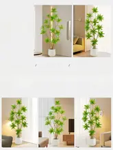 リアルな観葉植物 大型の人工ツリー リビング 高級 装飾花 インテリア