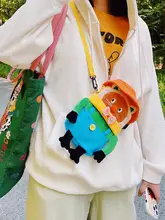 可愛い猫デザインの斜め掛けバッグ【毛糸製・女性用・贈り物に最適】