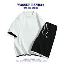 夏用薄手カジュアル短袖Tシャツとショートパンツ【青少年向け・快適な着心地】（セットアップ対応）