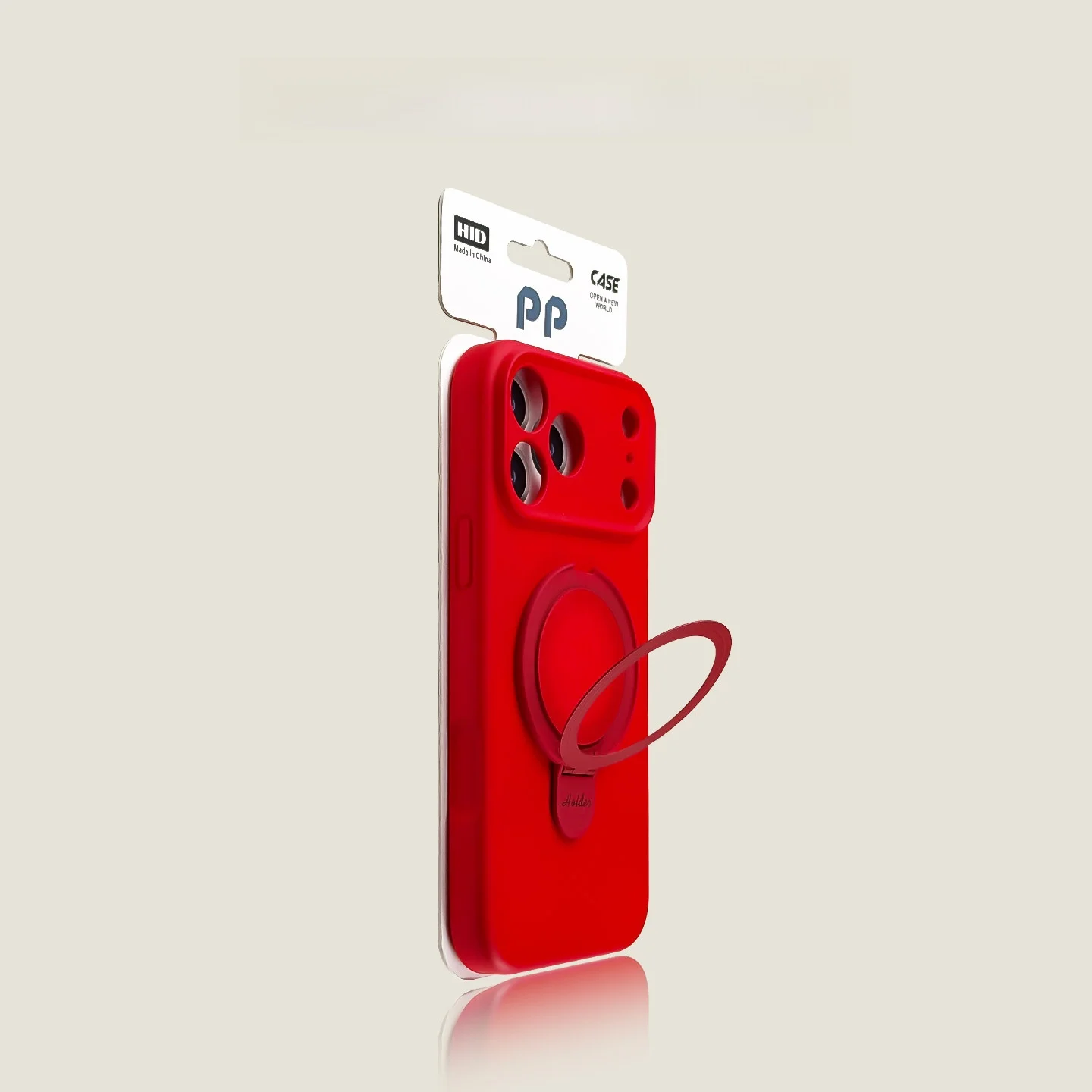 古董風白磁スマホリング：金属製の強力固定と弾力性シリコンによる安定したスマホホルダー