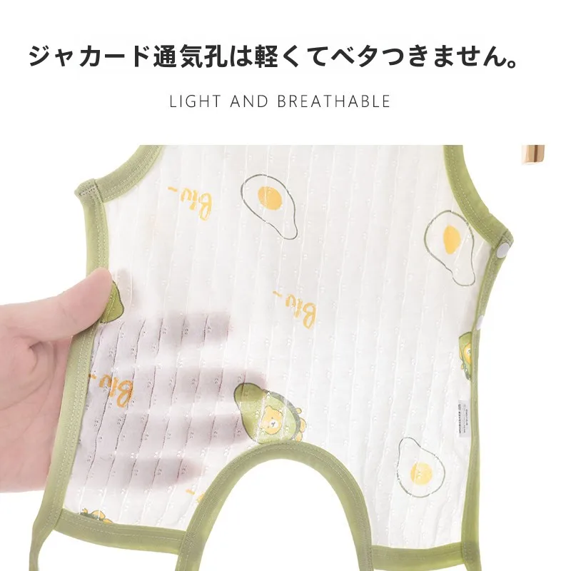 夏用・薄手コットン製ベビー腹巻き【半背・防寒対応】の実用性と選び方