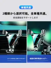 自動車用エアベントスマホホルダー【防震設計・ナビゲーション固定】