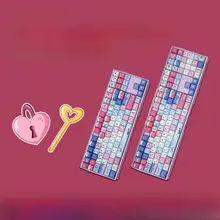 愛らしいデザインのピンク機械式キーボード【ゲーム・オフィス・タイピング対応】