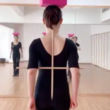 ヨガ用姿勢矯正スティック【背中と肩のストレッチ・ダンスサポート・木製】