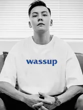 半袖Tシャツ メンズ アメリカン風 ストリート ヘビーウェイト 綿100% ペアルック インスタ映え 夏「WASSUP HEODS」