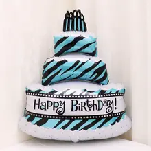 バルーンケーキアルミ製 バースデーパーティー装飾セット【子供用・成人用・カートゥーンデザイン】