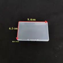 プラスチック収納ボックス【名刺入れ・電池ケース・綿棒ホルダー・多用途】