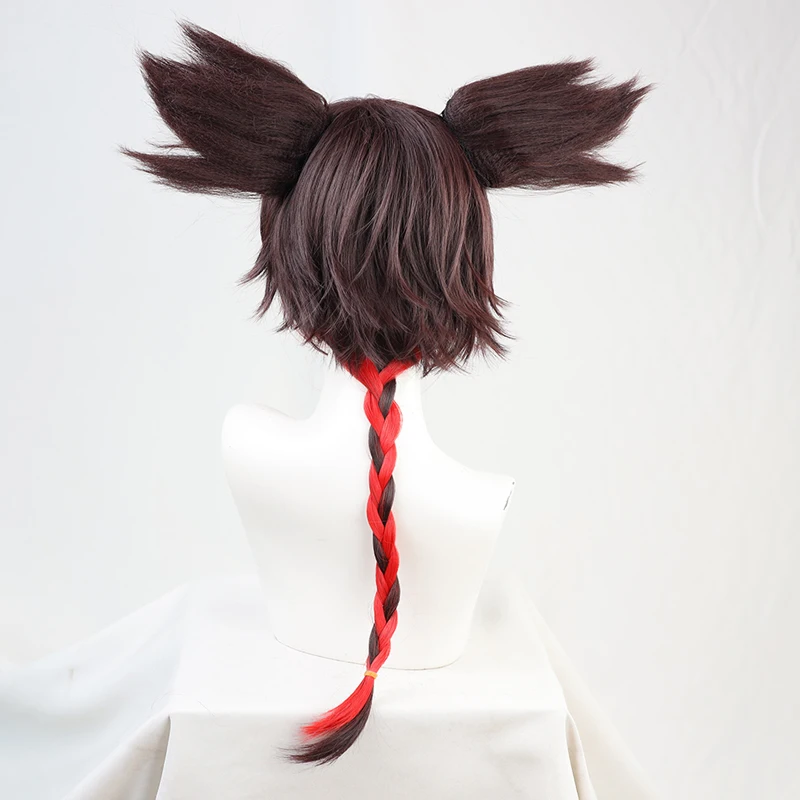 コスプレ用ツートーンの双馬尾ウィッグ：キャラクター風ハイライト加工の実用性と適用シーン
