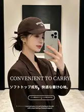 深めデザインのキャップ【男女兼用・野球帽・高級感】