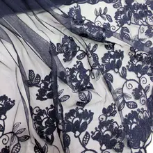 美しい刺繍入り単色スカート【フレアデザイン・柔らかい三層・中長丈】