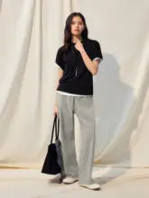 軽量で通気性のある撥水加工のストレートパンツ【四方向ストレッチ・フィット】