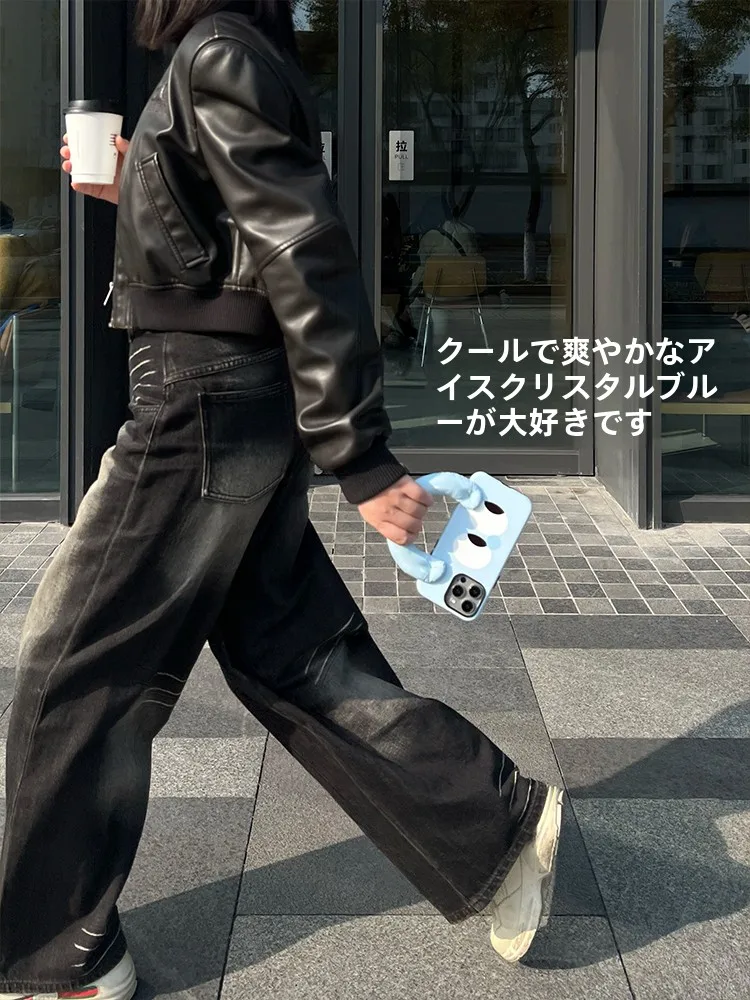 iPhone 15 Pro Max 用のイン風ハンドストラップケース：2026年流行の高級かつ環境に配慮したデザイン