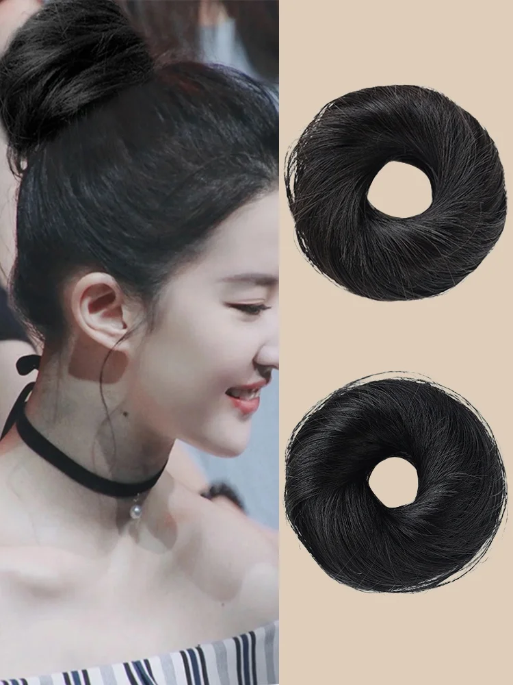 ふんわりお団子髪に使えるエクステンションゴムバンド：長持ち・簡単なロングヘアアレンジの実用性