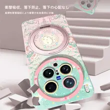 360度回転スタンド付きスマートフォンケース【女性用・シリコン製・手首ストラップ付き】